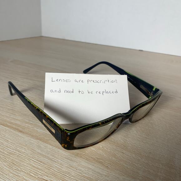 CHANEL 3122 c.963 Eyeglasses Dark Havana Navy Blue Frames 51-16-135 Italy - Picture 1 of 9